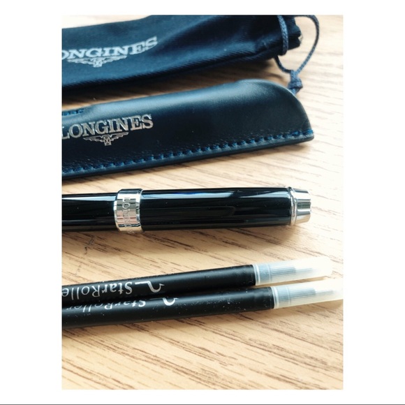 BRAND NEW LONGINES GENUINE ROLLERBALL BLACK PEN - Picture 3 of 4